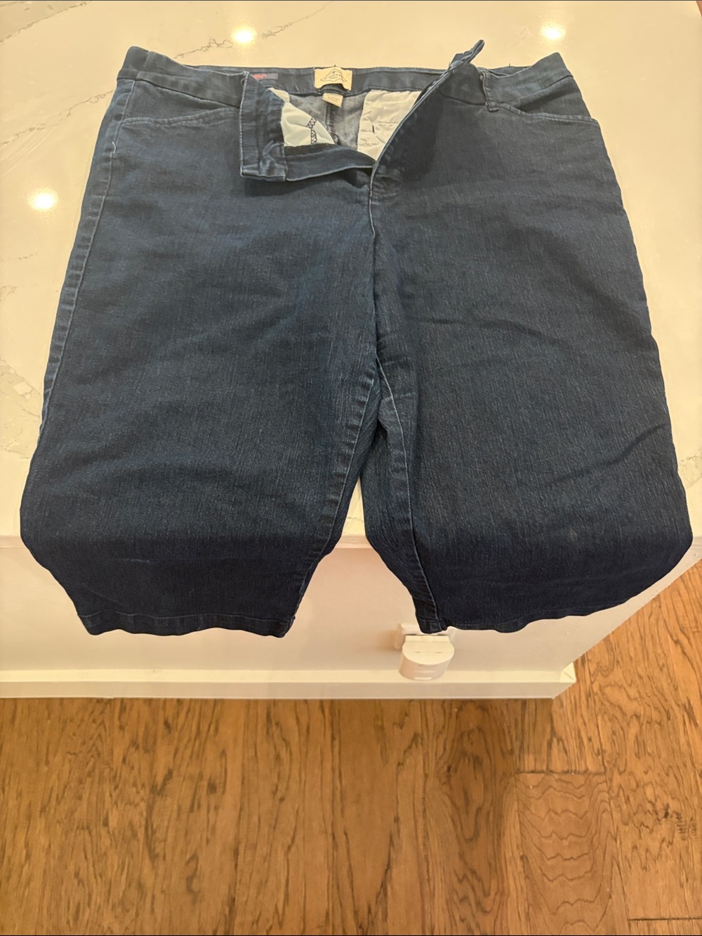 St. John's Bay Dark Blue Cropped Jeans